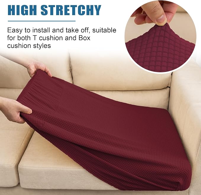 Water Repellent Single Seat Cushion Cover, Replacement Chair/Sofa Cushion - Image 7