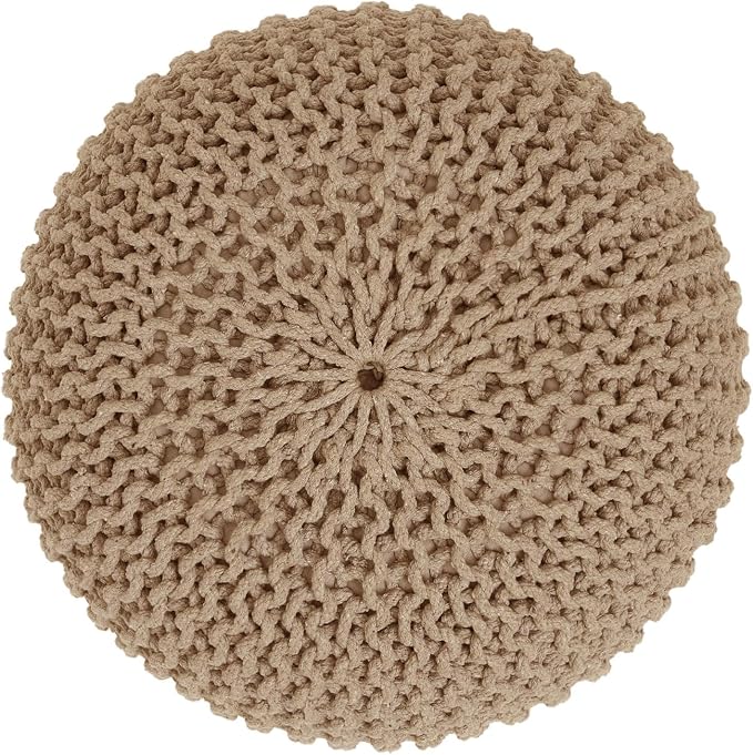 REDEARTH Round Pouf Ottoman - Image 5