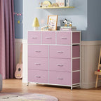 WLIVE 9 Drawer Dresser, Fabric Storage Tower - Image 8