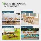 Idzo Heavy Duty 400lbs Capacity Patio Bistro Set 3 Piece Outdoor, Folding - Image 7
