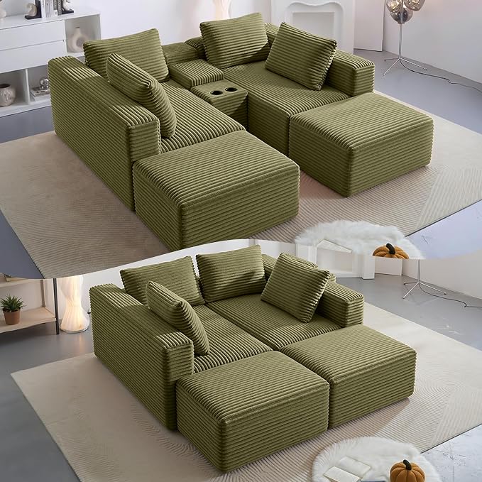 125" Oversized Sectional Couches - Image 5