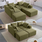 125" Oversized Sectional Couches - Image 5
