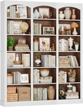 FACBOTALL 71" Triple Wide Bookshelf, 6 Tier Tall Bookshelf, Large Bookcase by FACBOTALL
