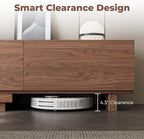 Extendable TV Stand for 65-100 Inches TVs – Walnut Entertainment Console - Image 8