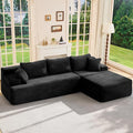 Hobestluk Modular Sectional Sofa Couches L-Shape Couch 3 Seat Modular Sofa by YourHomeDeservesMore