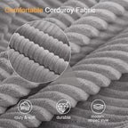 COMAX Convertible Sofa Bed Queen, Corduroy Folding Floor Couch Pull Out Couch - Image 8