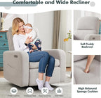 Swivel Rocker Recliner, Power Recliner Glider - Image 5
