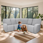 100% Waterproof Sectional Recliner Couch Covers - Image 2