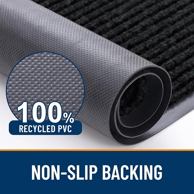 OLANLY Front Door Mat 47x23, Waterproof Heavy-Duty Indoor Outdoor Doormat | - Image 3