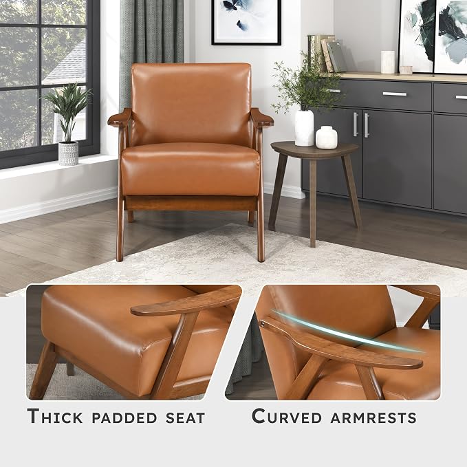 Lexicon Mid Century Modern Accent Chair - Image 5