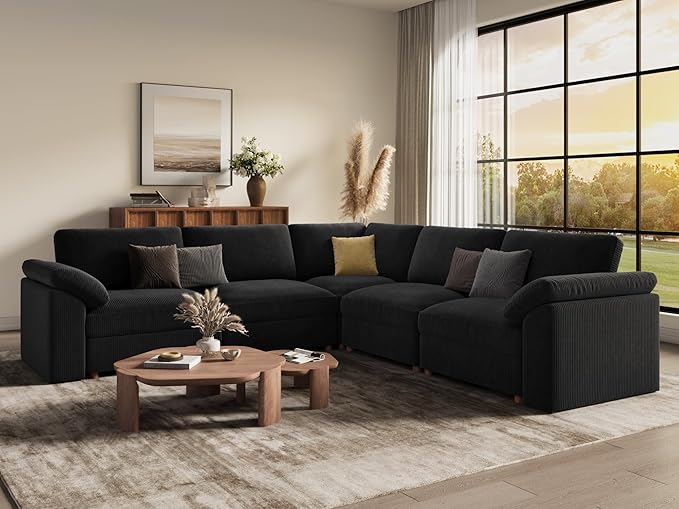 EASE MOOSE Oversized Modular Sectional Sofa, Extra Large L Shape Sectional by EASEMOOSE