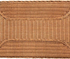 HomeStock Bohemian Side TableRattan & Wood Accent TableHoney Finish26 x 16 x 25 - Image 5