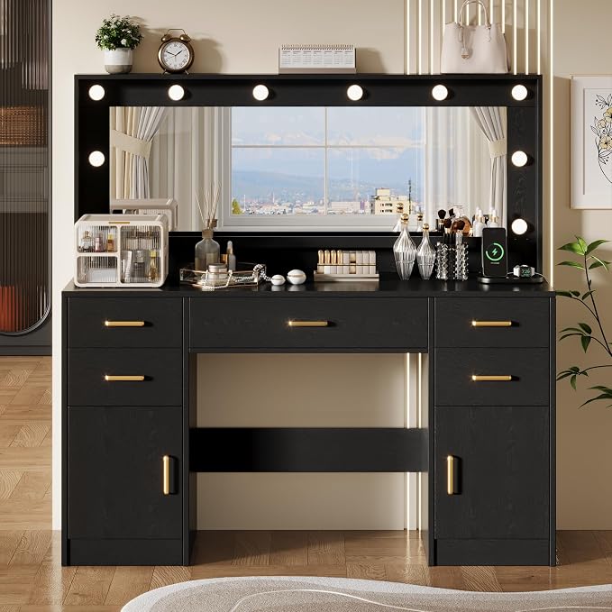 TOKSOM 44.8" Large Vanity Desk - Image 9
