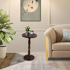 Rustic Wooden End Table 12x22 - Image 8