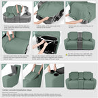 TAOCOCO Loveseat Recliner Cover - Image 6
