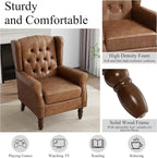 Mid-Century Modern Wingback Accent Chair - Image 4