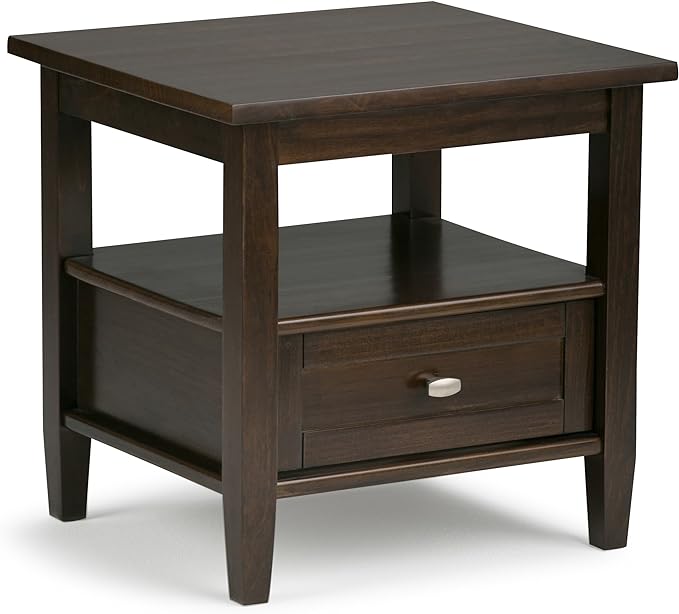 SIMPLIHOME Warm Shaker Solid Wood Transitional-Style 36-inch Wide Coffee Table - Image 6