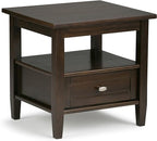SIMPLIHOME Warm Shaker Solid Wood Transitional-Style 36-inch Wide Coffee Table - Image 6