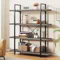 OtterOasis Heavy Duty 4-Tier Industrial Bookcase, 120lbs Shelf Capacity by OtterOasis
