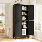 GAIOUS 75.2" Tall Metal Pantry Cabinet, Storage Cabinets - Image 2