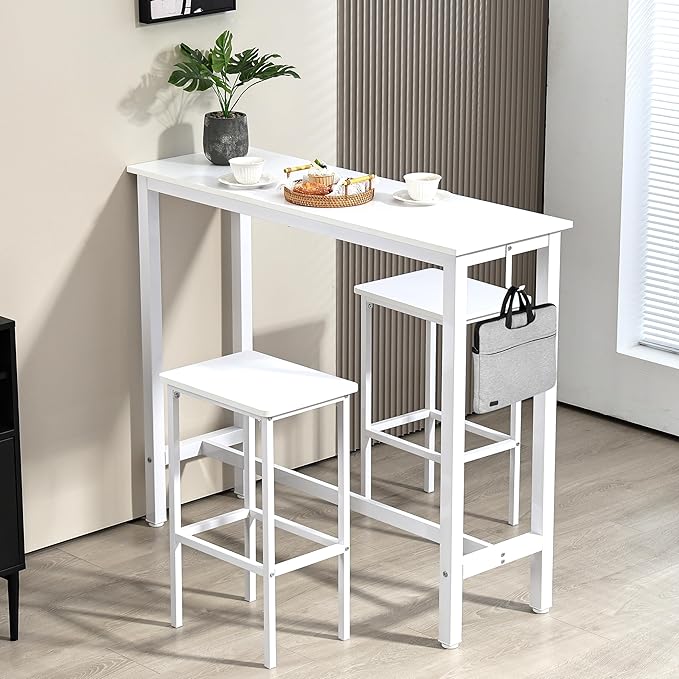 Finnhomy 47" Industrial Bar Table Set - Image 2