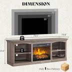 AMERLIFE 70" Farmhouse Fireplace TV Stand - Image 5