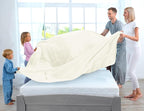 Utopia Bedding Ultra Soft Fleece Bed Blanket Full Size Ivory | Microfiber Plush - Image 3