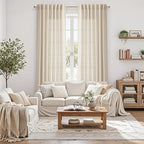 Extra Long Linen Curtains 122 Inch Length - Image 8