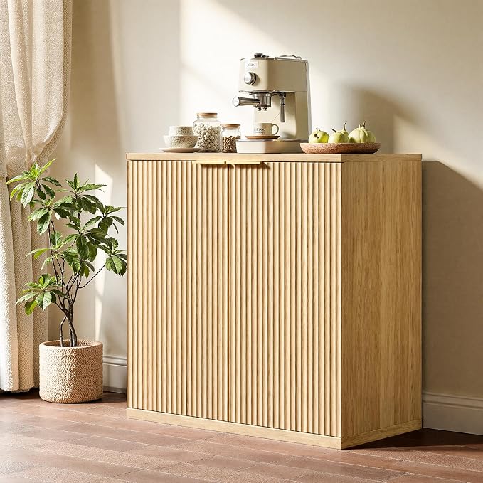 Evermagin 31.5" Oak Buffet Cabinet by Evermagin