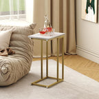 Function Home C Shaped End Table, Small Side Tables - Image 5