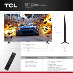TCL Amazon Exclusive 75 Inch Class T7 Series | 4K QLED HDR Lag-Free Smart - Image 2
