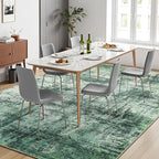Lofus 5x7 Area Rug for Living Room, Abstract Washable Non-Slip Rugs, Stain - Image 3