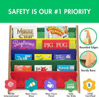 Humble Crew Kids Bookshelf, 4-Tier Front-Facing Book Display Organizer - Image 4