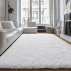Fluffy Shaggy Area Rug 5x8, Plush Rugs - Image 3