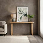 Plank+Beam Solid Wood Console Table, 56 Inch, Sofa Table, Narrow Entryway Table - Image 3