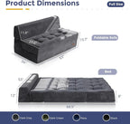 MAXYOYO 8" Folding Sofa Bed, Fold Out Chair Bed Sleeper Chair, Convertible - Image 2