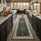RELEANY Washable Area Rug, Runner 2'x8', Water Repellent, Pet Friendly by RELEANY