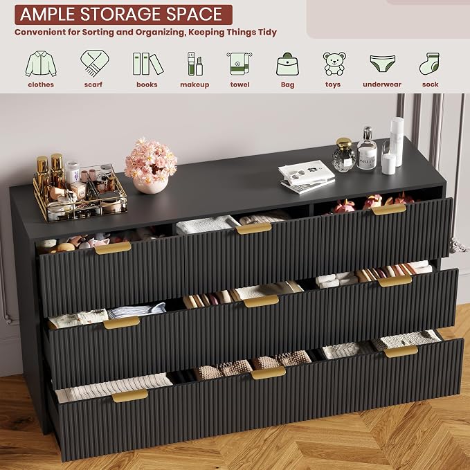 Garvee 9 Drawers Dresser for Bedroom - Image 7