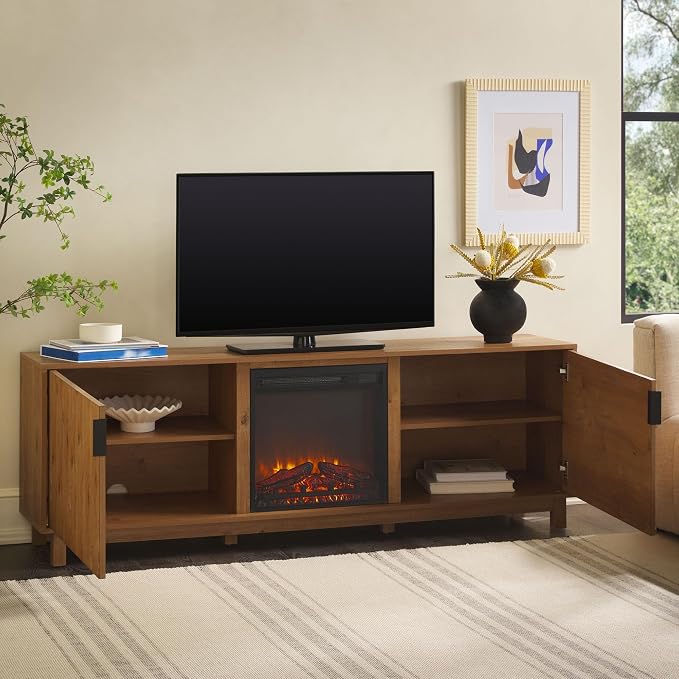 Walker Edison Arundo Reeded TV Stand - Image 7