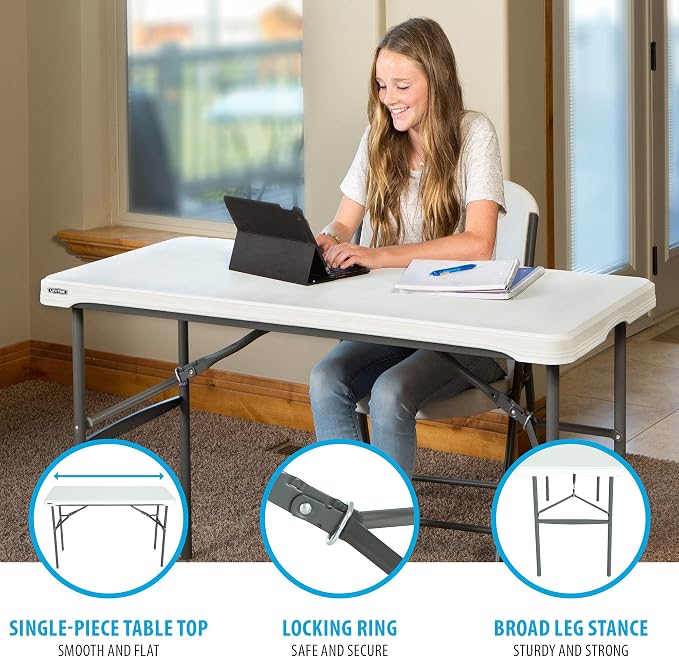 LIFETIME 280478 Commercial Nesting Folding Table - Image 5
