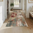 RELEANY Washable Runner 3'x8' Abstract Area Rug - Image 8