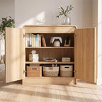 FURSUN Modern Fluted Sideboard - Image 3