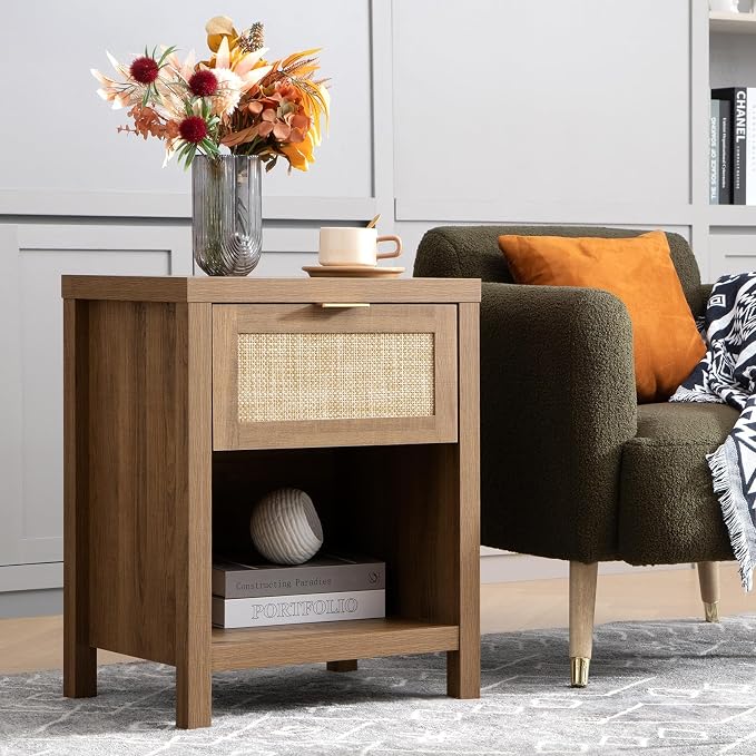 SICOTAS Rattan Nightstand - Image 8