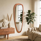 WallBeyond Asymmetrical Mirror, Irregular Mirror Full Length, Boho Wall Mirrors - Image 2