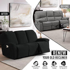 TAOCOCO Recliner Sofa Covers 8-Pieces Stretch Large Couch Covers - Image 4