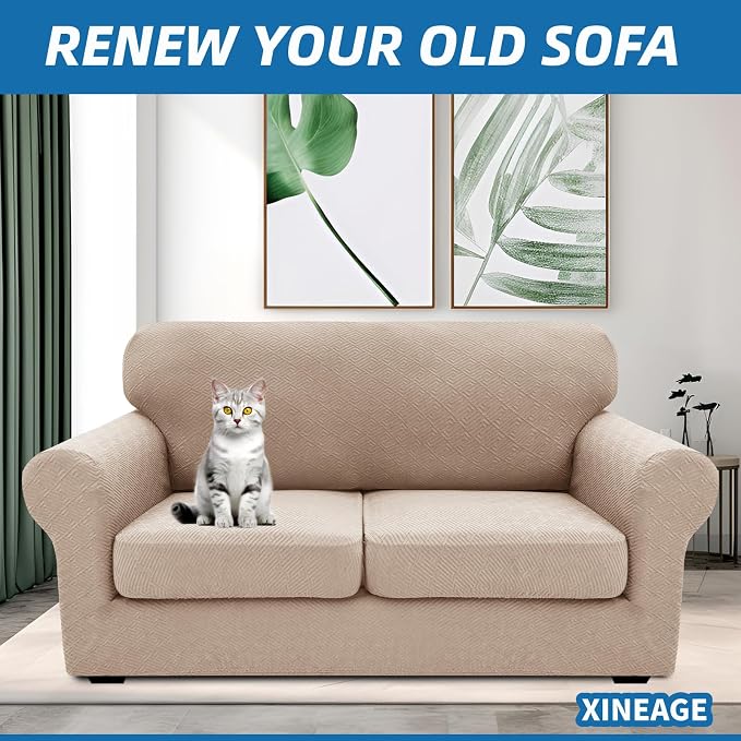 XINEAGE 2026 New 3 Pieces Couch Covers - Image 4