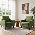TLSUNNY Mid-Century Accent Chair, Modern Upholstered Chenille Armchair & Padded - Image 9