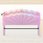 Full Upholstered Bed with 2 Drawers, Charging Station and LED Lighting - Image 2