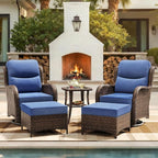 HILLGA 5-Piece Luxury Patio Furniture Set by HILLGA