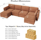 150'' Oversized Modular Sectional Sofa - Image 2